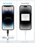 Anker 322 USB-C to Lightning Braided Cable 3ft A81B5H11 (Black)