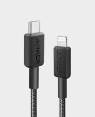 Anker 322 USB-C to Lightning Braided Cable 3ft A81B5H11 (Black)