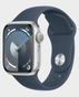 Apple Watch Series 9 MR913 GPS 41mm M L Silver Aluminium Case with Storm Blue Sport Band