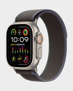 Apple Watch Ultra 2 Mrf63 GPS + Cellular 49mm M/L Titanium Case With Blue/black Trail Loop