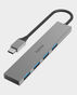 Hama 4 in1 USB-C hub USB 3.2 Gen1 5Gbit/s Ultra-Slim Aluminium 00200101 (Grey)