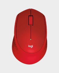 Logitech M330 Silent Plus Wireless Mouse (Red)