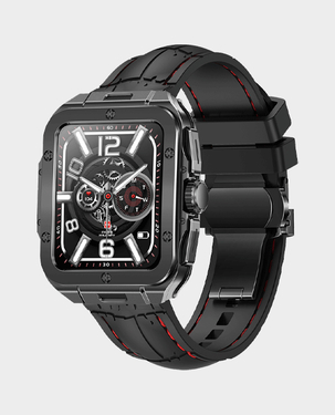 Swiss Military ALPS 2 Smart Watch Gun Metal Frame With Black Silicon Strap