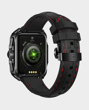 Swiss Military ALPS 2 Smart Watch Gun Metal Frame With Black Silicon Strap