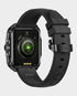 Swiss Military Alps 2 Smart Watch Gun Metal Frame with Black Leather Strap