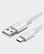 Ugreen USB-A 2.0 to USB-C Cable Nickel Plating 2M - White (PENDING)
