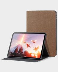 X-Level Samsung Tab A9 Canvas Series Book Case (Brown)