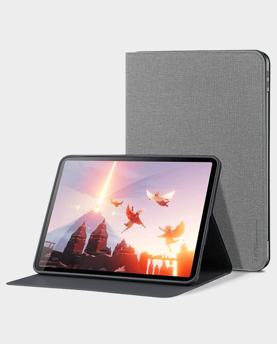 X-Level Samsung Tab A9 Canvas Series Book Case - Grey