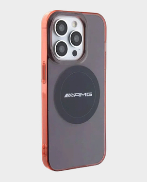 AMG iPhone 15 Pro MagSafe Transparent Case with Timeless Design (Black)