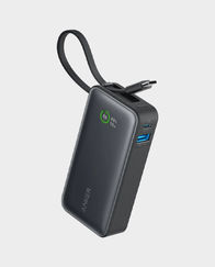 Anker Nano Power Bank 30W built In USB C Cable 10000mAh A1259H11 (Black)