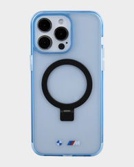 BMW iPhone 15 Pro MagSafe IML Case with Ring Stand (Blue)