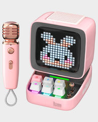 Divoom DitooMic Bluetooth Speaker Microphone Karaoke Function (Pink)