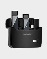 Green Lion 2 in 1 Digital Display Microphone Lightning Connector in Qatar