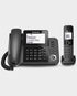 Panasonic KX-TGF310 Digital Corded and Cordless Phone with Handset (Black)