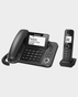 Panasonic KX-TGF310 Digital Corded and Cordless Phone with Handset (Black)
