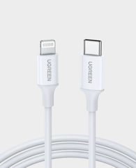 Ugreen USB C to Lightning Cable Rubber Shell 1m (White)