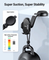 Ugreen Waterfall Shaped Suction Cup Car Phone Mount (Black)