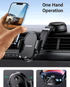 Ugreen Waterfall Shaped Suction Cup Car Phone Mount (Black)