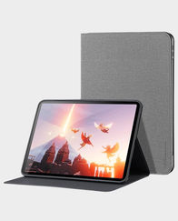 X Level Samsung Tab A9 Plus Canvas Series Book Case (Grey)