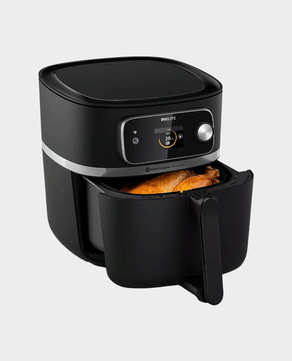 Buy Philips HD9880/92 Air Fryer Combi XXL Connected 7000 Series 8.3L 2200W  in Qatar 