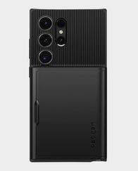 Spigen Slim Armor Case for Samsung Galaxy S24 Ultra ACS07306 (Black) in Qatar