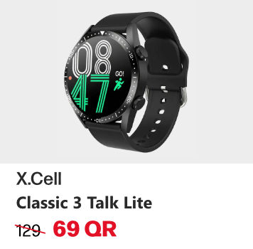 X.Cell Classic 3 Talk Lite Smartwatch in Qatar
