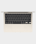 Apple MacBook Air 13 inch  MRXT3  Apple M3 chip8 core CPU 8 core GPU  8GB RAM  256GB SSD  13.6inch Liquid Retina display  English Arabic Keyboard  macOS (Starlight)