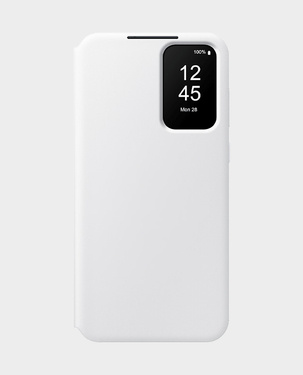 Samsung Galaxy A55 5G Smart View Wallet Case (White) in Qatar
