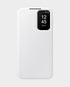 Samsung Galaxy A55 5G Smart View Wallet Case (White) in Qatar