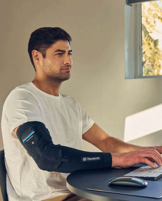 Buy Therabody RecoveryPulse Arm Vibrating Compression Sleeve for ...