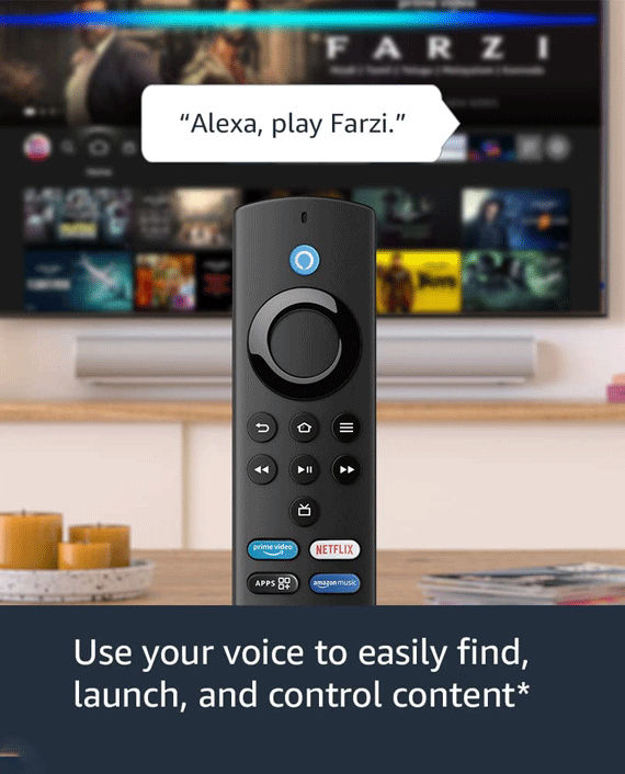 Buy Amazon Fire TV Stick Lite with 2nd Gen Alexa Voice Remote Lite in ...