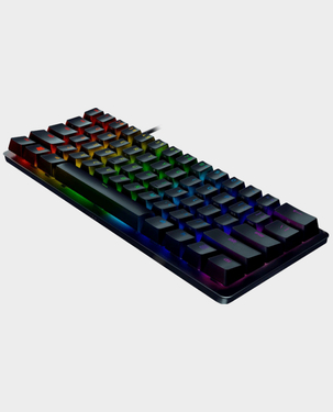 Razer Huntsman Mini 60 Gaming Keyboard Clicky Optical Switch Purple RZ03 03390100 R3M1 (Black)