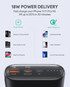 Aukey Sprint Go PowerBank 20W 15000mAh with Pd 3.0  PB Y39 (Black)