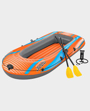 Bestway Kondor 3000 Inflatable Rafting Boat Set for 2 person with Oars & Air Pump (2.12 x 1.22 m) BES115TOY01525