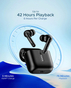 Boat Airdopes 141 True Wireless Earbuds  42 Hours Playback ENX Tech   IWP  IPX4 Water Resistance  Low Latency  Type  C Charging  BOAT 141 BLK (Bold Black)