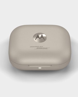 Motorola Moto Buds+ True Wireless Earbuds  38 Hours Playtime  ANC  Sound By Bose Dolby Atmos Water Protection  PG38C05742 (Beach Sand)
