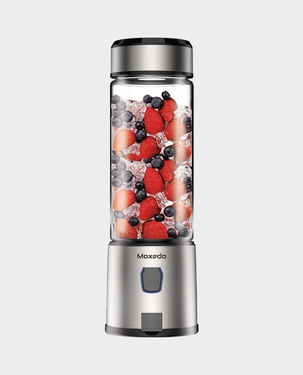 Moxedo Rechargeable Portable Juicer Blender (450 Ml - Black) in Qatar