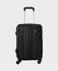 Para John ABS 1 Pcs 4 Wheel Trolley Luggage 20 Inch PJTR1036 - Black