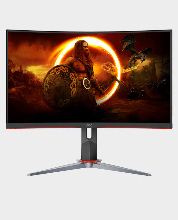 Buy AOC Curved 27 Inch Gaming Monitor C27G2Z2 (Black Red) in