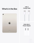 Apple iPad Air 13 inch M2 chip WiFi  Cellular 128GB MV6T3AB A (Starlight)