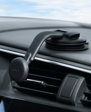 Aukey Navigator Dashboard Car Mount Holder  Adjustable  Magnetic Attachment  360 degrees  HD C49 BK (Black)