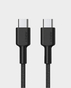 Aukey USB C TO USB C  USB2 0  Braided Nylon Cable 0 9m CB CD45 BK (Black)