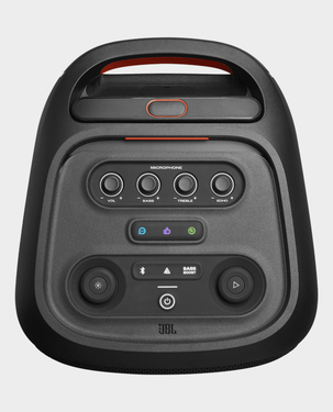 JBL Party Box Stage 320 18 Hours of Play Time IPX4 Splashproof AI Sound Boost Lightshow (Black)
