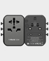 Momax 1 World Travel Charger  PD Fast Charging  35W  3 USB C ports and 2 USB A ports  (Black)