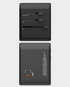 Momax 1 World Travel Charger  PD Fast Charging  35W  3 USB C ports and 2 USB A ports  (Black)