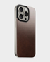 Nomad Magnetic Leather Back Case For Apple iPhone 15 Pro   MagSafe and wireless charging compatible  Horween leather  NM01601685 (Rustic Brown)