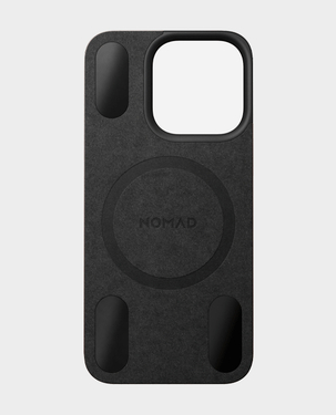 Nomad Magnetic Leather Back Case For Apple iPhone 15 Pro   MagSafe and wireless charging compatible  Horween leather  NM01601685 (Rustic Brown)