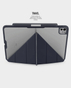 Pipetto Origami No 3 iPad Pro 11 2024  Premium Vegan PU  5 in 1 Stand Positions  Shock Absorption  Apple Pencil Compatibility Tablet Case  P053 113 AF (Dark Blue)