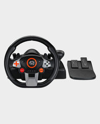 Porodo Gaming 7 in 1 Plug and Play Steering Wheel PDX627 in Qatar
