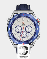 Swiss Military Dom 3 Smart Watch (Blue)
